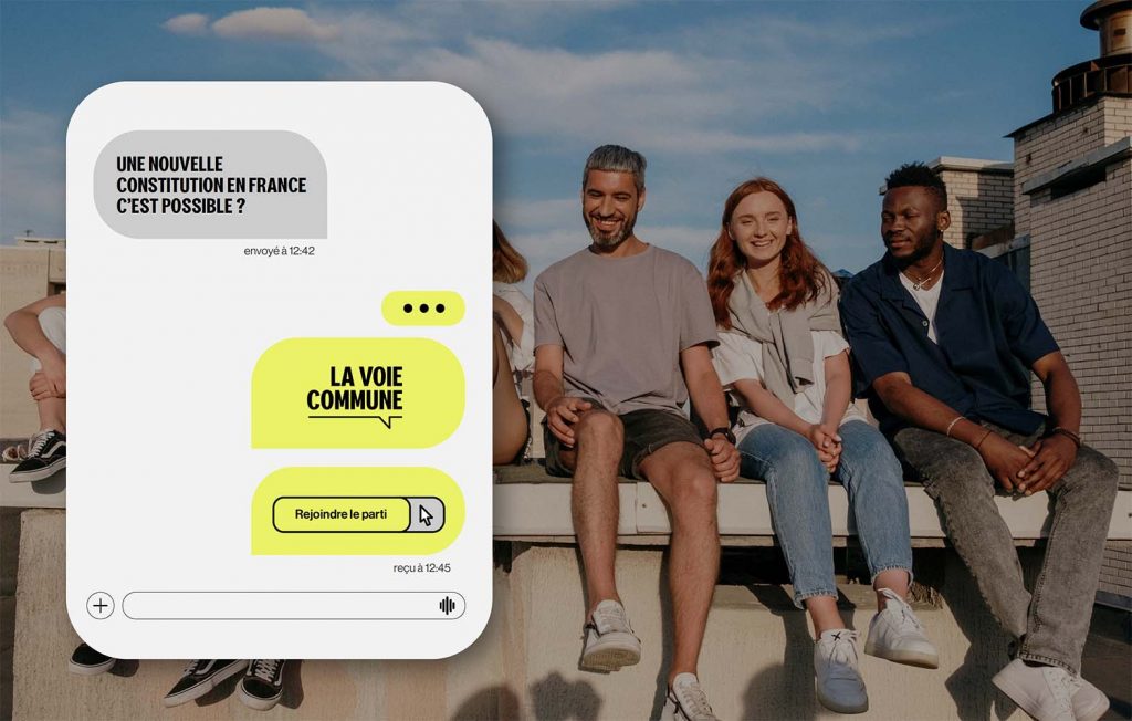 Maquette UX-UI de la voie commune